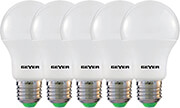 GEYER ΛΑΜΠΤΗΡΑΣ GEYER LED A60 E27 9.5W 1055LM 3000K 5ΤΜΧ
