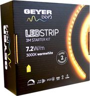 GEYER GEYER LED STRIP KIT 7.2W 12V 3000K IP20 3M + DRIVER