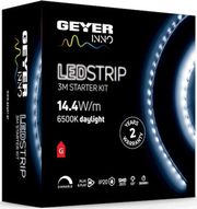 GEYER LED STRIP KIT 14.4W 12V 6500K IP20 3M + DRIVER