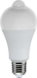 ΛΑΜΠΤΗΡΑΣ GEYER LED ΚΛΑΣΙΚΗ A65 11W E27 4000K 1100LM ΜΕ ΑΙΣΘΗΤΗΡΑ ΚΙΝΗΣΗΣ