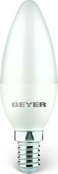 ΛΑΜΠΤΗΡΑΣ GEYER LED ΚΕΡΙ C37 8.5W E14 4000K 800LM
