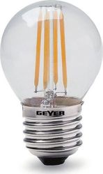 ΛΑΜΠΤΗΡΑΣ GEYER LED ΣΦΑΙΡΙΚΗ FILAMENT G45 4W E14 2700K 470LM