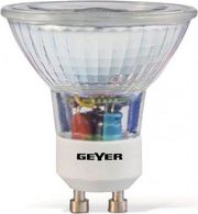 GEYER ΛΑΜΠΤΗΡΑΣ GEYER LED PAR16 GLASS 4.9W GU10 2700K 550LM 120°
