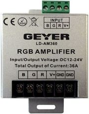 GEYER GEYER ΕΝΙΣΧΥΤΗΣ ΣΗΜΑΤΟΣ ΓΙΑ ΤΑΙΝΙΑ LED RGB 360W, 36A