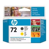 ΓΝΗΣΙA ΚΕΦΑΛΗ ΕΚΤΥΠΩΣΗΣ HEWLETT PACKARD HP 72 ΜΑΥΡΟ - ΚΙΤΡΙΝΟ (MATTE BLACK-YELLOW) ΜΕ OEM: C9384A