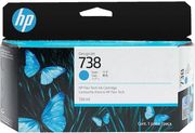 HP ΜΕΛΑΝΙ INKJET NO.738 130-ML CYAN DESIGNJET ΜΕ OEM:498N5A