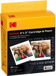 KODAK 30 PHOTO CARTRIDGE FOR MINI SHOT COMBO PRINTERS AND CAMERAS C300/C300R 7.6 X 7.6CM