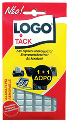 LOGO LOGO TACK 1+1 ΔΩΡΟ ΛΕΥΚΟ