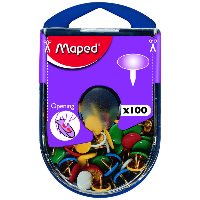 MAPED ΧΡΩΜΑΤΙΣΤΕΣ ΠΙΝΕΖΕΣ MAPED 10MM 100PCS