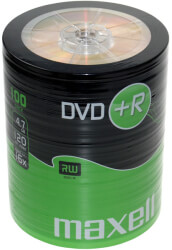 MAXELL DVD+R 4,7GB 16X SHRINK PACK 100PCS
