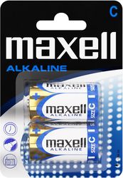 MAXELL ALKALINE BATTERY LR14 / 2 PCS. PACK / 1.5V MAXELL