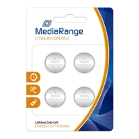 MEDIARANGE ΜΠΑΤΑΡIΑ MEDIARANGE LITHIUM BUTTON CELLS CR2025 3V 4ΤΕΜ