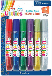 LITTLIES ΚΟΛΛΑ GLITTER 6ΓΡ. THE LITTLIES ΣΕ 6 ΧΡΩΜΑΤΑ