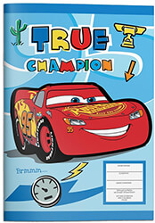 ΤΕΤΡΑΔΙΟ ΚΑΡΦΙΤΣΑ 17Χ24 CARS 40Φ ΜΠΛΕ