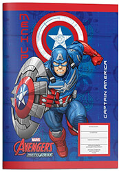 MUST ΤΕΤΡΑΔΙΟ ΚΑΡΦΙΤΣΑ AVENGERS 17X25 ΕΚ. 40 ΦΎΛΛΑ ΜΠΛΕ