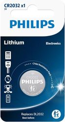 PHILIPS CR2032/01GRS ΜΠΑΤΑΡΙΑ ΛΙΘΙΟΥ CR 2032 210 MAH 3V