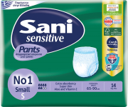 ΕΣΩΡΟΥΧΑ ΑΚΡΑΤΕΙΑΣ SANI PANTS NO1 SMALL 14TΕΜ