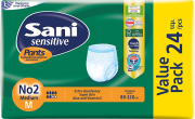 ΕΣΩΡΟΥΧΑ ΑΚΡΑΤΕΙΑΣ SANI PANTS VALUE PACK NO2 MEDIUM 24 TEM