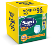 SANI ΕΣΩΡΟΥΧΑ ΑΚΡΑΤΕΙΑΣ SANI PANTS MONTHLY PACK NO2 MEDIUM (4X24) 96 TEM