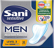 ΕΣΩΡΟΥΧΑ ΑΚΡΑΤΕΙΑΣ SANI MEN ΝΟ 3 SUPER 10 ΤΕΜ