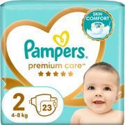 ΠΑΝΕΣ PAMPERS PREMIUM CARE ΜΕΓ 2 23ΤΜΧ