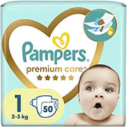 ΠΑΝΕΣ PAMPERS PREMIUM CARE NEWBORN 50ΤΜΧ