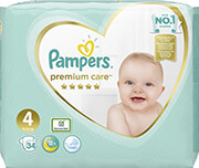 PAMPERS ΠΑΝΕΣ PAMPERS PREMIUM CARE ΜΕΓ 4 34ΤΜΧ