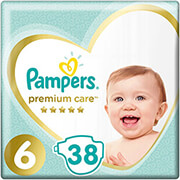 ΠΑΝΕΣ PAMPERS PREMIUM CARE ΜΕΓ 6 38 ΤΜΧ JUMBO