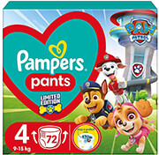 ΠΑΝΕΣ PAMPERS PANTS ΜΕΓ 4 72ΤΜΧ PAW PATROL