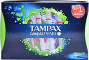 TAMPAX ΤΑΜΠΟΝ TAMPAX COMPAK PEARL SUPER 72ΤΜΧ