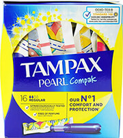 TAMPAX TAMPAX COMPAK PEARL REGULAR X16