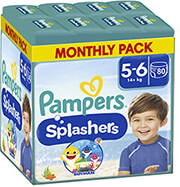 PAMPERS PAMPERS SPLASHERS ΜΕΓ5 14KG+ Χ8ΤΕΜ