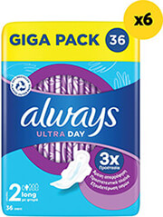 ALWAYS ΣΕΡΒΙΕΤΕΣ ALWAYS ULTRA LONG PLUS GIGA PACK 6X36