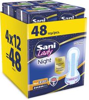 SANI ΣΕΡΒΙΕΤΕΣ ΑΚΡΑΤΕΙΑΣ SANI LADY NIGHT EXTRA N4 12 TEM 3TMX