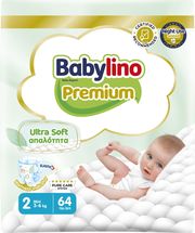 BABYLINO ΠΑΝΕΣ BABYLINO PREMIUM N2 MINI 3-6KG/64