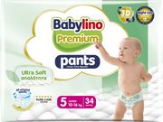 BABYLINO PANTS JUNIOR PREMIUM SOFT N5 10-16KG/34 TEM