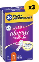 ALWAYS ΣΕΡΒΙΕΤΕΣ ALWAYS ULTRA PLATINUM NORMAL GP 90ΤΜΧ(3Χ30ΤΜΧ)