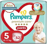 PAMPERS ΠΑΝΕΣ PAMPERS PREMIUM PANTS ΜΕΓ NO5 52ΤΜΧ JUMBO+