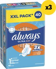 ΣΕΡΒΙΕΤΕΣ ALWAYS ULTRA NORMAL PLUS GP 120ΤΜΧ (3Χ40ΤΜΧ)