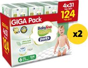 BABYLINO PANTS XL PREMIUM SOFT N6 13-18KG/124 TEM X2