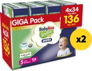 BABYLINO PANTS (COTTON SOFT) ECON UNI N5 10-16KG/136 TEM X2