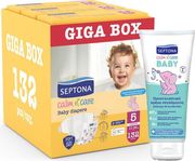SEPTONA SEPTONA CALM N' CARE ΠΑΝΕΣ NO5 (11-16KG) 132 ΤΕΜ GIGA BOΧ + ΔΩΡΟ SEPTONA BABY ΚΡΕΜΑ ΣΥΓ/ΜΑΤΟΣ 100ML