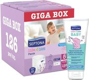 SEPTONA CALM N' CARE ΒΡΑΚΑΚΙΑ NO5 (10-16KG) 126 ΤΕM BOX+ ΔΩΡΟ SEPTONA BABY ΚΡΕΜΑ ΣΥΓΚΑΜΑΤΟΣ 100ML