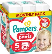 ΠΑΝΕΣ PAMPERS PANTS NO5 (12-17KG) 164 TMX MONTHLY PACK