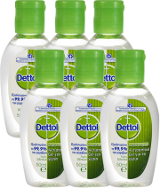 DETTOL DETTOL SANITIZER GEL 50 ML 6ΤΜΧ