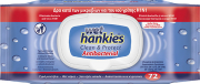 HANKIES ΑΝΤΙΒΑΚΤΗΡΙΔΙΑΚΑ ΜΑΝΤΗΛΙΑ HANKIES THICK ANTIBACTERIAL 72ΤΕΜ