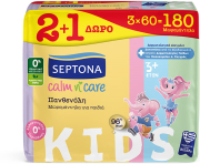 ΜΩΡΟΜΑΝΤΗΛΑ SEPTONA CALM N’ CARE ΚIDS ΠΑΝΘΕΝΟΛΗ 60 TΕΜ 2+1 ΔΩΡΟ