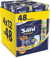 SANI PANTS ΑΚΡΑΤΕΙΑΣ SANI PREMIUM N2 MEDIUM (4 X 12) 48 TEM