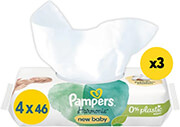 PAMPERS ΜΩΡΟΜΑΝΤΗΛΑ PAMPERS WIPES HARMONIE NEW BABY 3Χ4X46