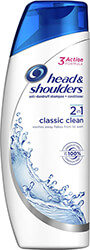ΣΑΜΠΟΥΑΝ &amp; CONDITIONER ΑΝΤΙΠΙΤΥΡΙΔΙΚΟ HEAD AND SHOULDERS 2 SE 1 CLASSIC 225ML 80734271